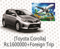 Toyota Corolla + Foreign Trip